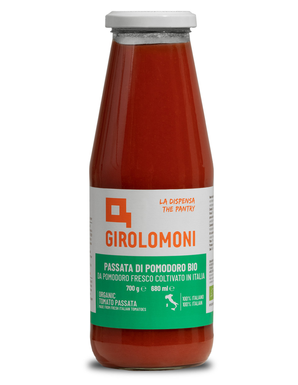 Girolomoni Passata gezeefde tomaten bio 700g